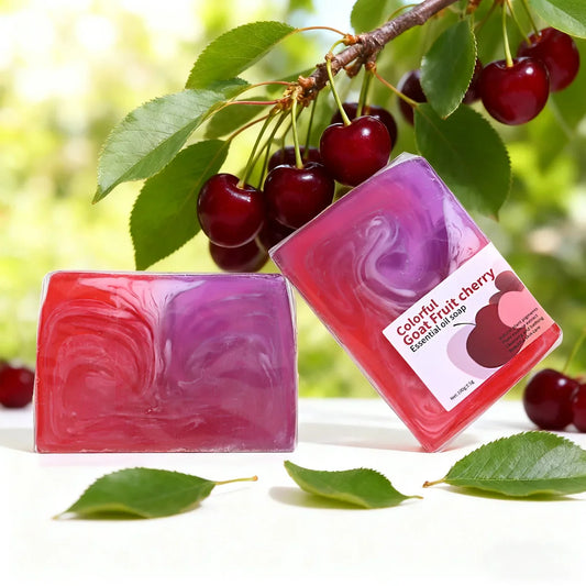 Cherry Organic Handmade Soap – Moisturizing & Brightening Bar Handmade Bar Soap Oasis Select 100g