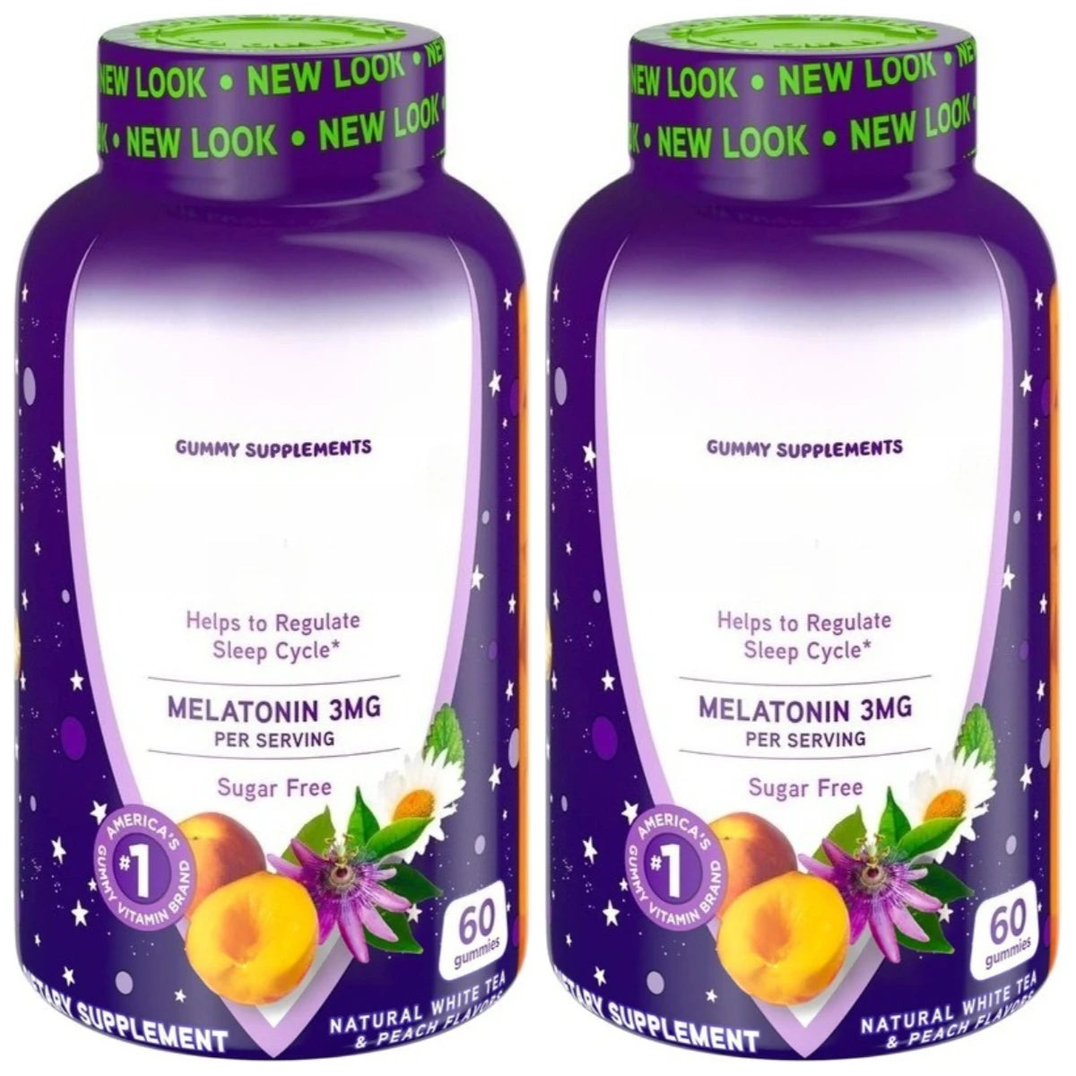 Sleep Gummies – Melatonin 3mg, Chamomile & Lemon Balm | 60ct