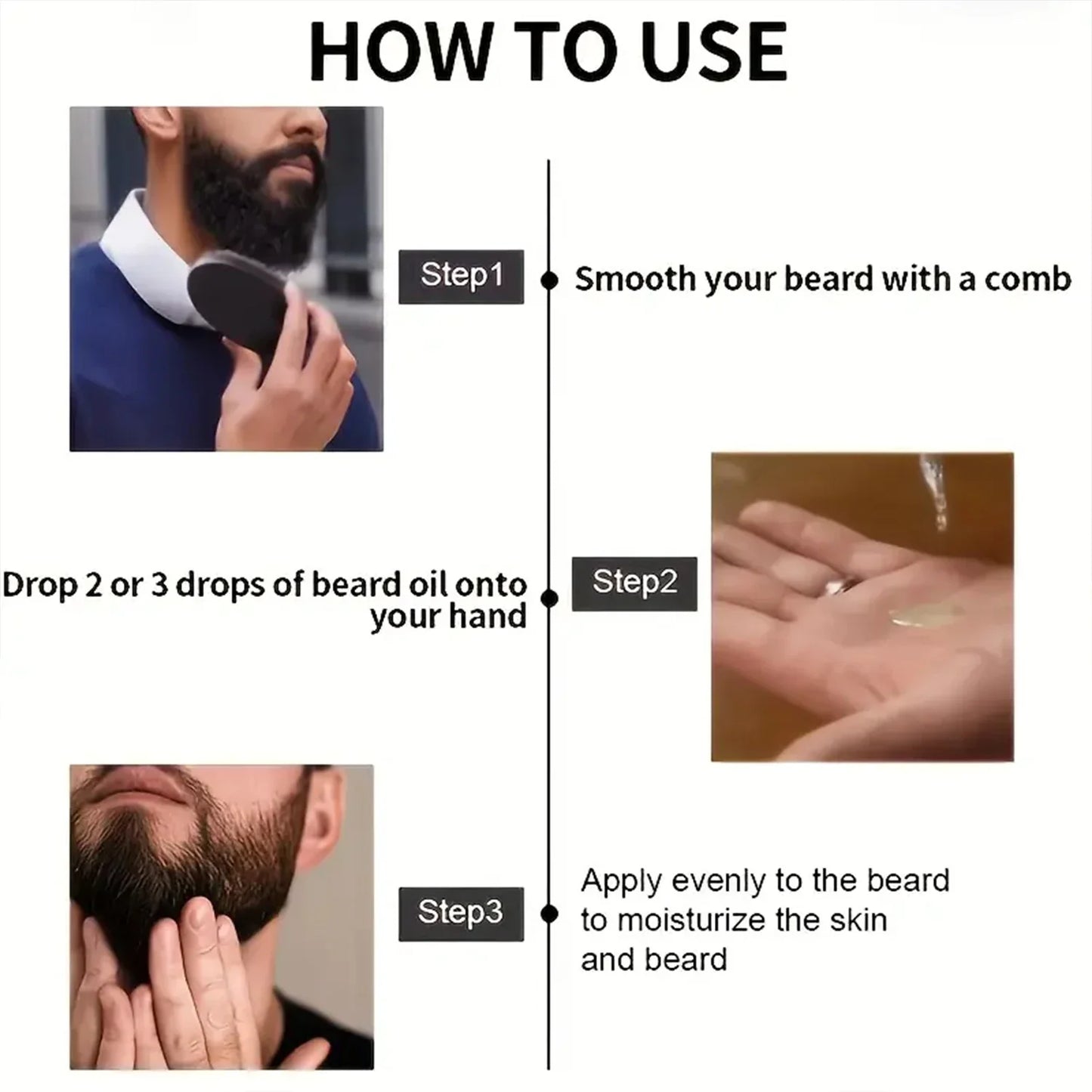 Levin Beard Oil – Growth, Shine & Deep Moisture | 100g