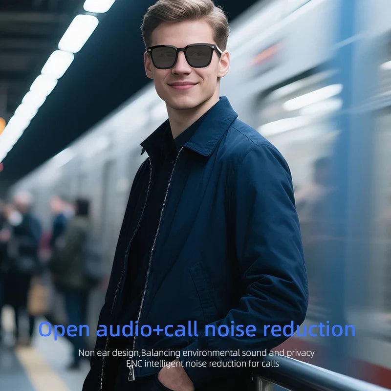 MINGCC AI Bluetooth Smart Glasses – Camera, Music & Calling
