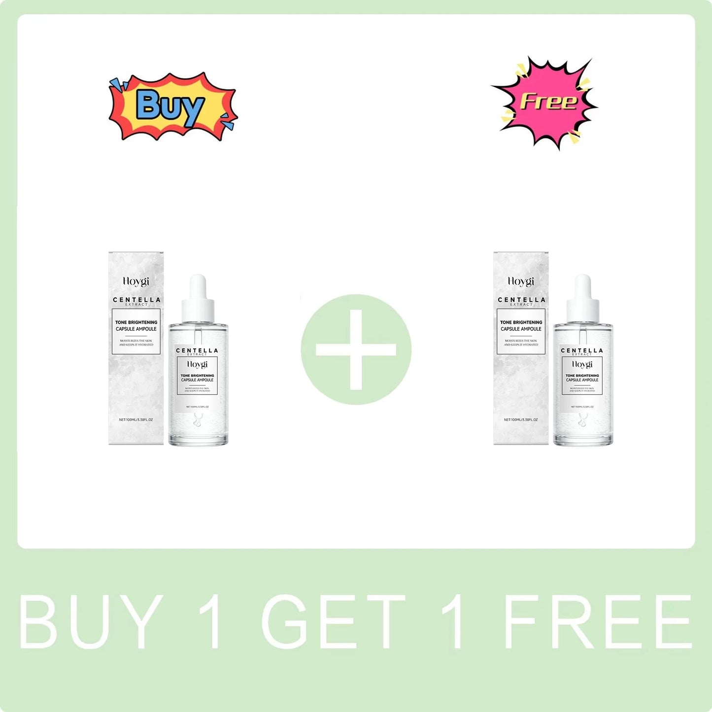 Centella Asiatica Serum Reduces Redness Restores Skin Barrier Calming & Hydrating Facial Serum for Glowing Skin Daily Care Peaceful Pleasures Health and Wellness Buy 1 Get 1 Free