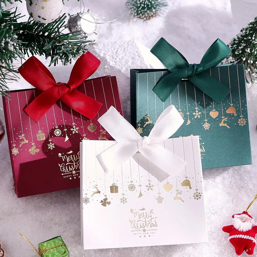 10-Piece Christmas Gift Box Set – Santa Reindeer Candy Boxes
