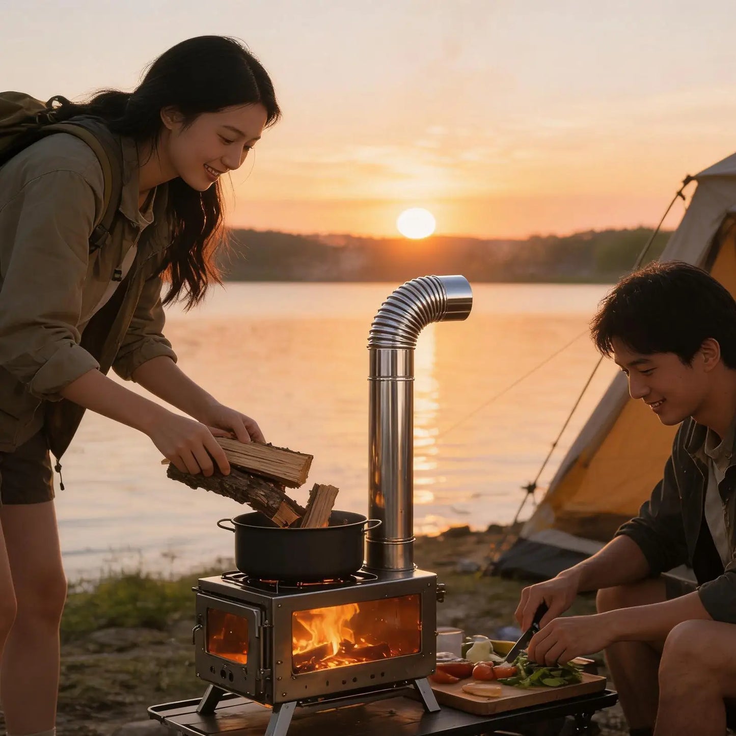 90 Degree Stove Pipe Elbow Stainless Steel Chimney Connector For Wood Stove Fireplace Heat Resistant Outdoor Camping & Garden Peaceful Pleasures Health and Wellness