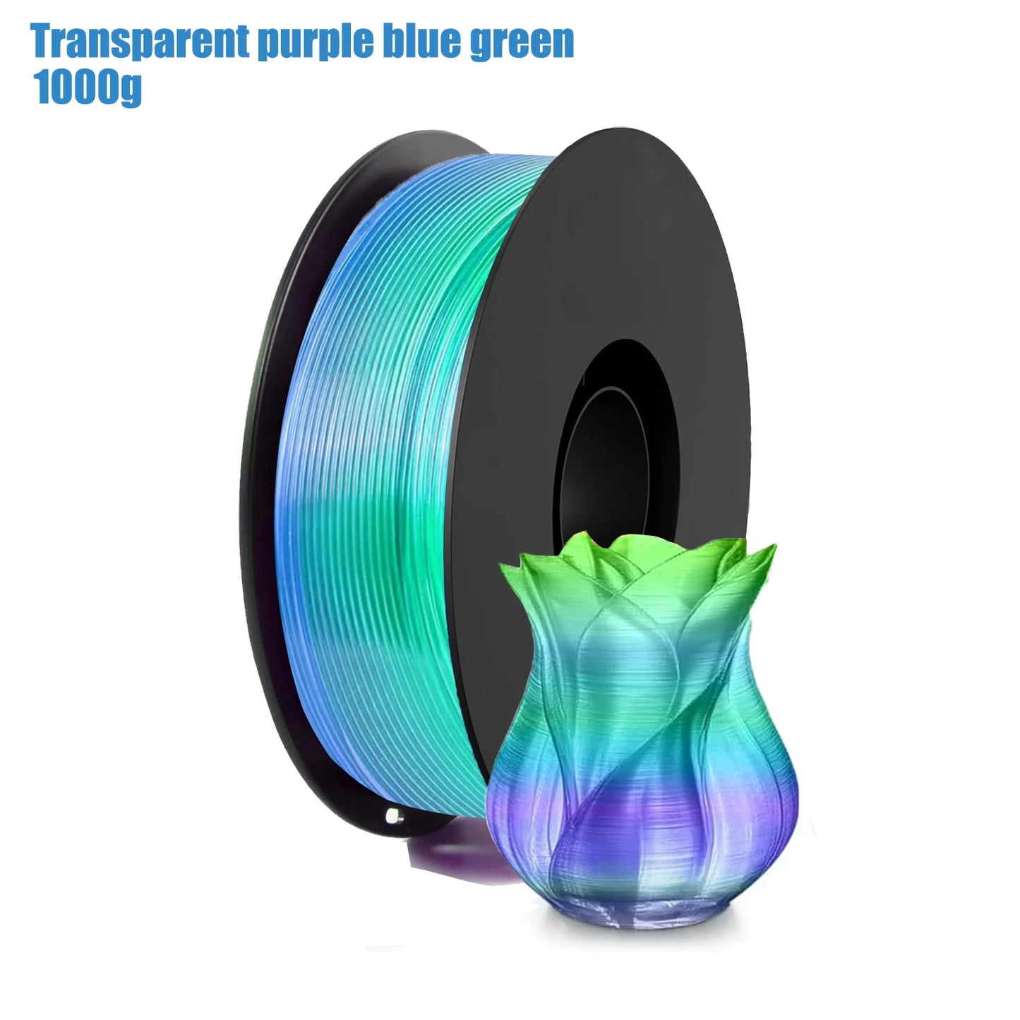 Gradient Multi-Color PLA Filament 1.75mm Bundle | 3D Maliang