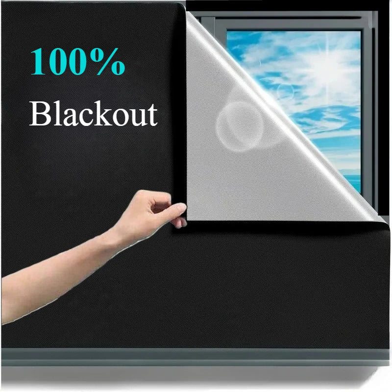 Portable Blackout Window Shades – Self-Adhesive, Waterproof