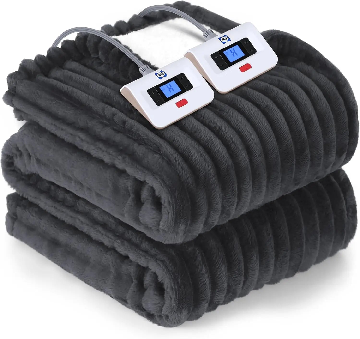 Queen Reversible Heated Blanket – Dual Control, 10 Levels Peaceful Pleasures Health and Wellness United States