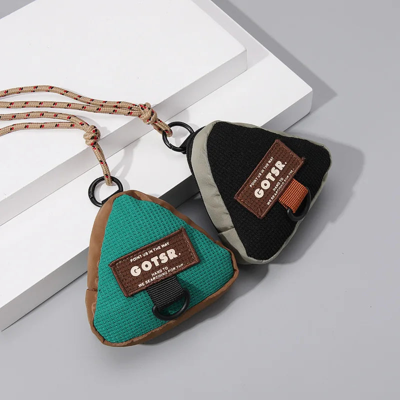 Triangular Mini Shoulder Bag – Trendy Coin Purse & Key Bag Mini Shoulder Bag Peaceful Pleasures Health and Wellness
