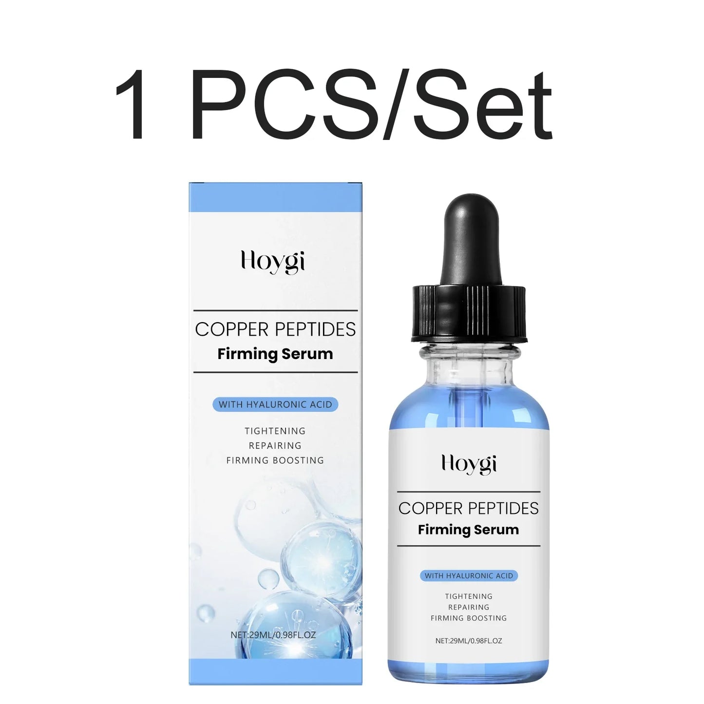 Copper Peptides Face Serum – Firming, Lifting & Hyaluronic Acid