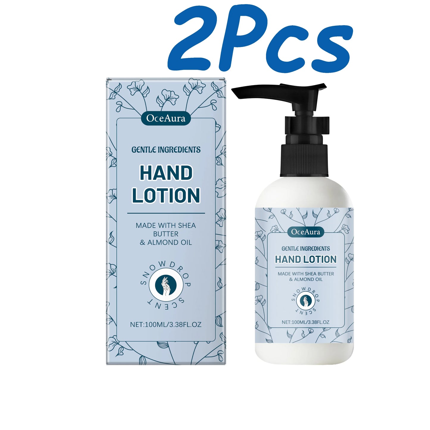 Shea Butter Hand Lotion Moisturizing Nourishing Fade Fine Lines Soft Smooth Skin Non Greasy Fast Absorbing for Dry Cracked Hands Peaceful Pleasures Health and Wellness 200ml Boxed