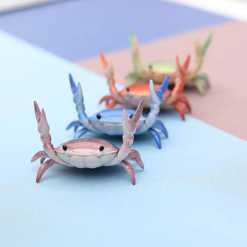 Weightlifting Crab Pen Holder Ornament Creative Personalized Decoration Model Gift Desktop Dislpay Pen Holder Peaceful Pleasures Health and Wellness