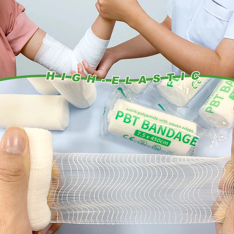 10pcs PBT Bandages/Elastic Elastic Bandages Cotton Core Accessories for First Aid Absorbent Pad for Wound Dressing Peaceful Pleasures Health and Wellness