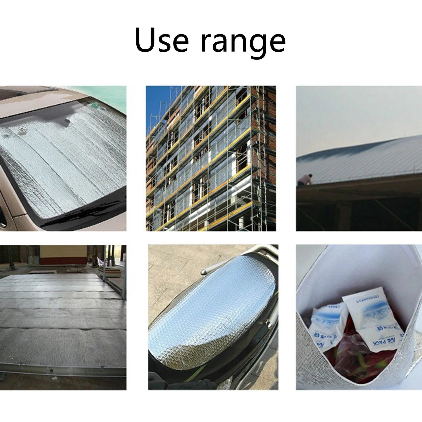 5m 10m Wall Thermal Insulation Reflective Film Aluminum Foil Roof