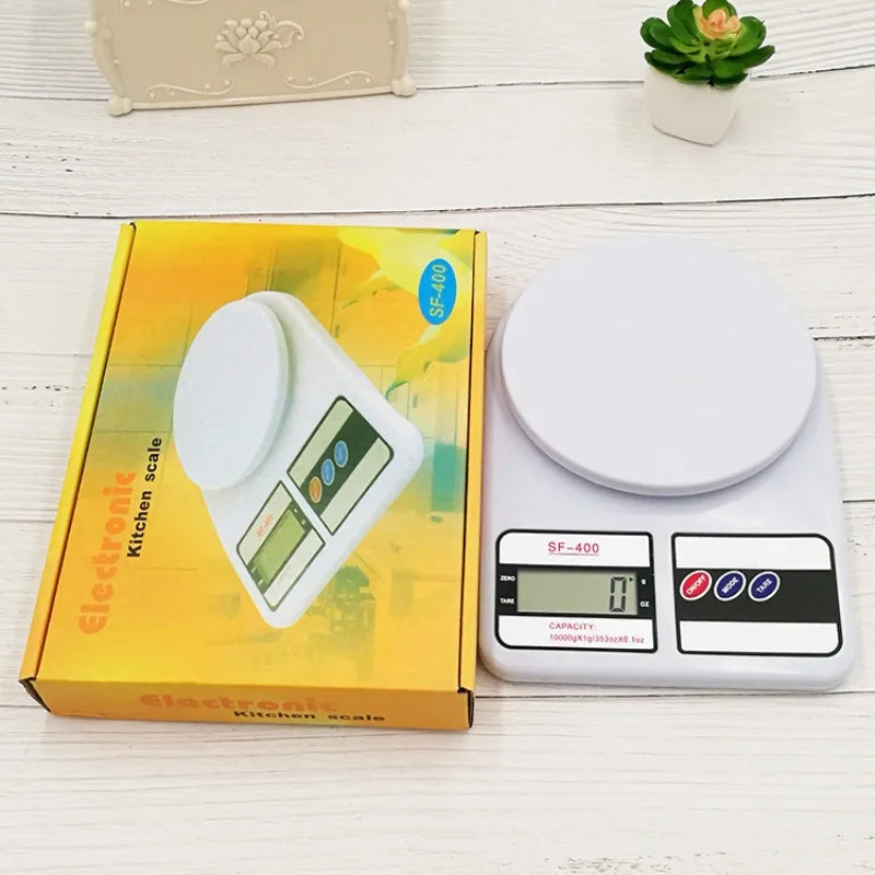 10kg X1g High-precision Digital Kitchen Electronic Scale Food and Medicinal Material Cooking Baking Cakes Measurement Scale Peaceful Pleasures Health and Wellness