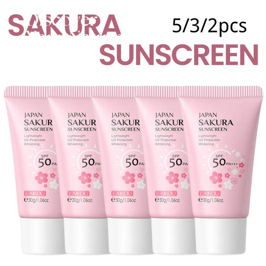 Sakura SPF 50 Sunscreen Cream – Moisturizing UV Protection Sunscreen Cream Peaceful Pleasures Health and Wellness