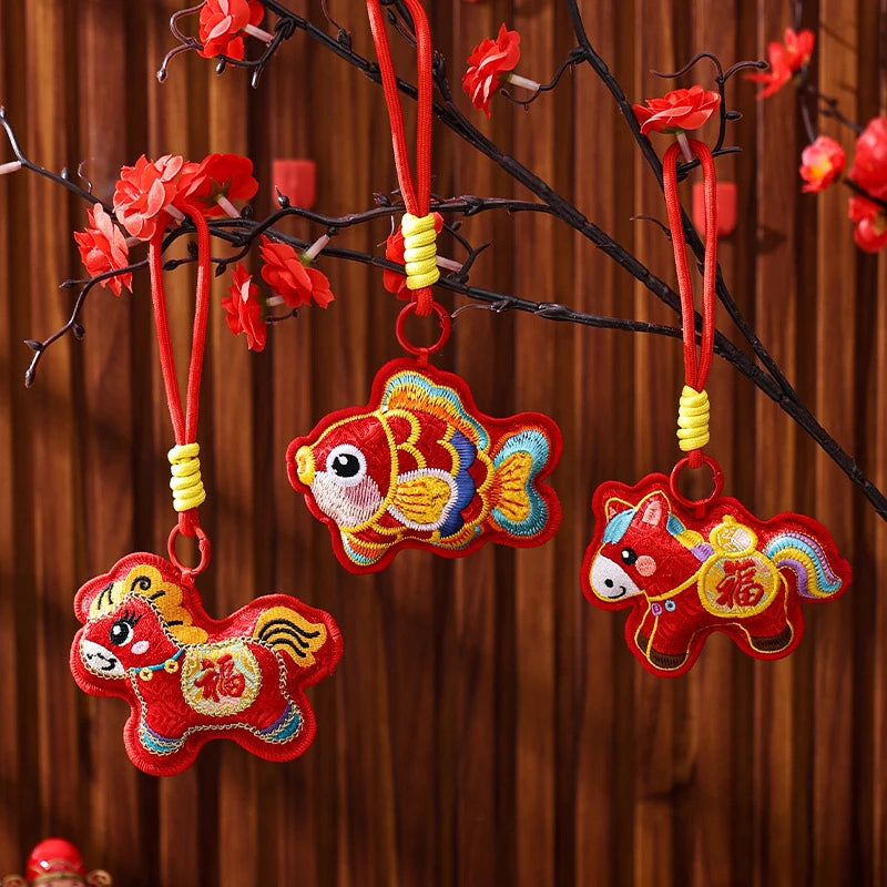 2026 Year of the Horse Chinese Zodiac Keychain & Bag Charm
