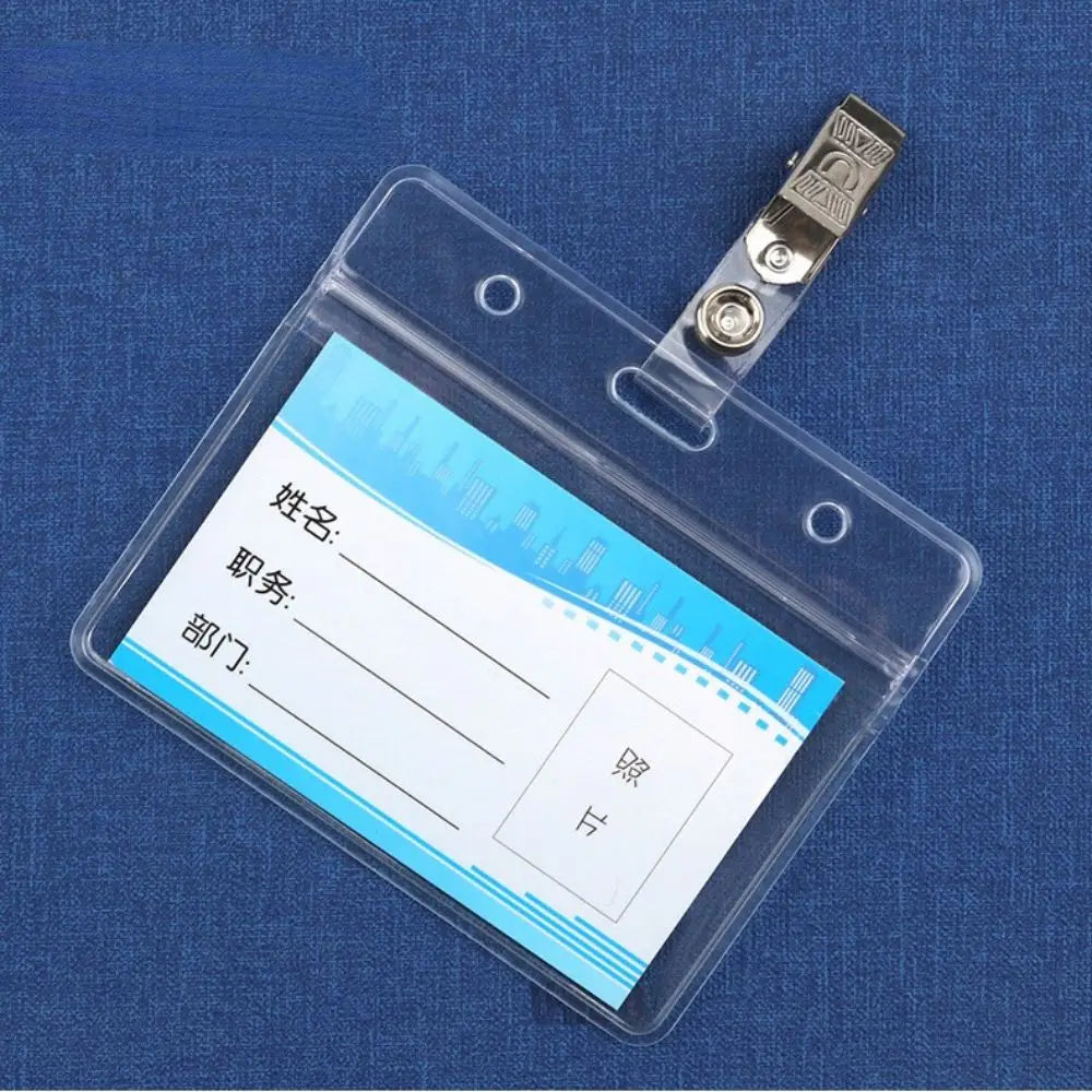 PVC Badge Holder – Clear ID & Work Card Protector Cover