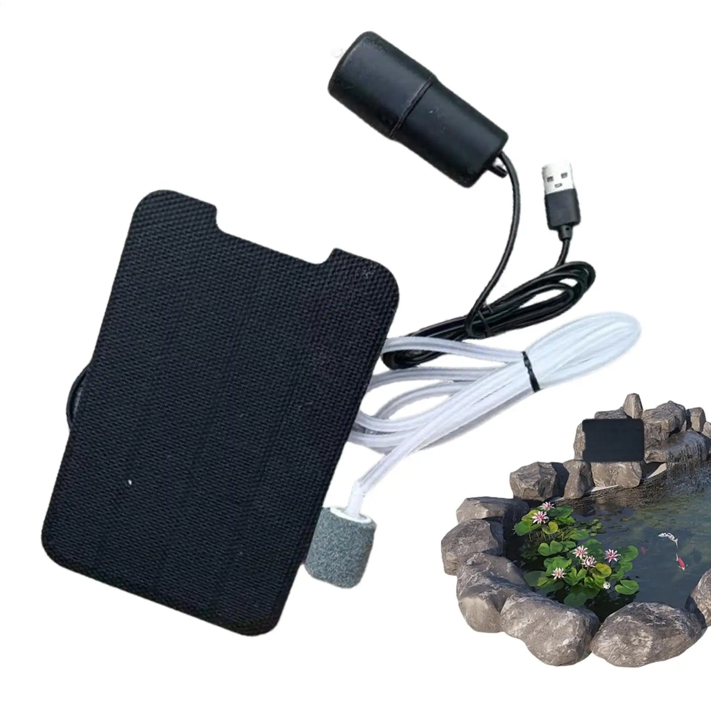 Solar Aerator Pump for Fish Ponds, Tanks & Aquaculture