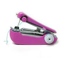 4 Colors 1pc Portable Mini Manual Sewing Machine Simple Operation Sewing Tools Sewing Cloth Fabric Handy Needlework Tool DC05 Peaceful Pleasures Health and Wellness Pink