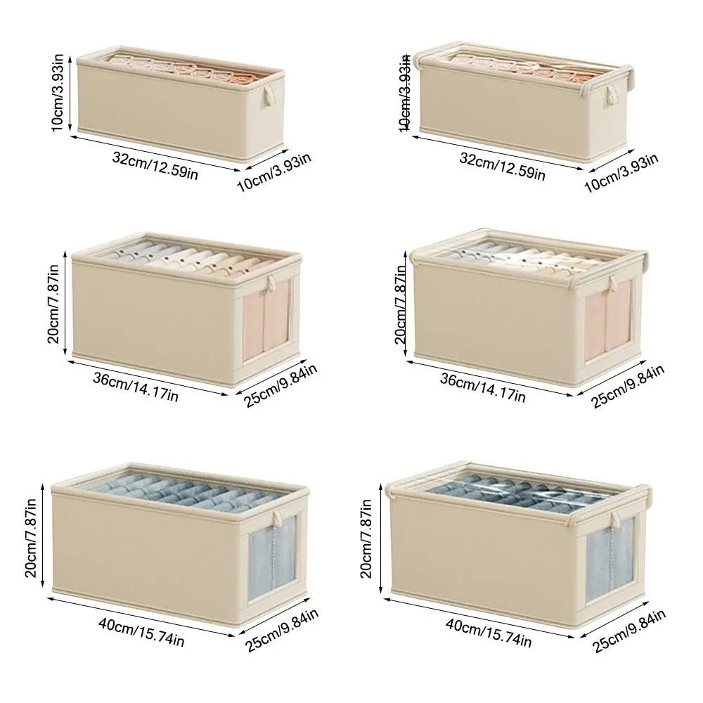Dustproof Clothes Storage Box with Lid – 3 Sizes | Organizer