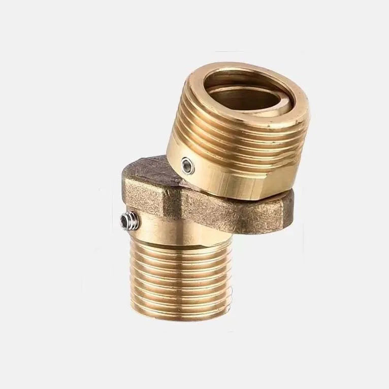 Brass Angled Shower Faucet Adapter | Wall Mounted Angle Adjust