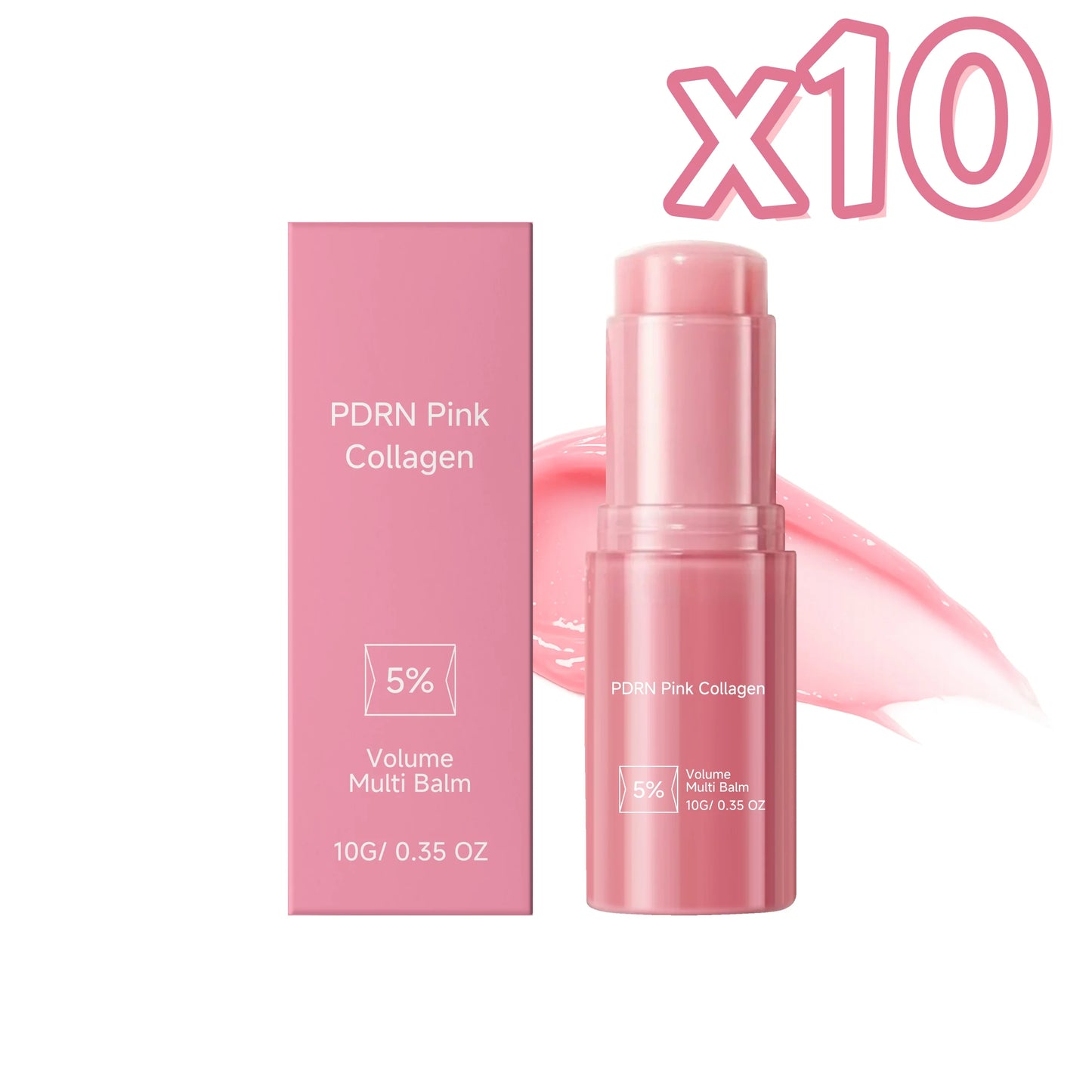 PDRN Collagen Multi Balm for Radiant Skin Peaceful Pleasures Health and Wellness 10g boxed x 10