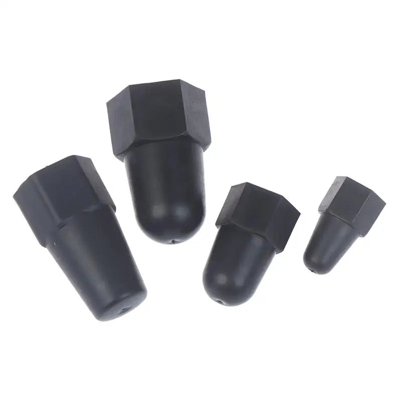 New 10PCS Lengthen Nut Cap Hexagonal Nut M6 M8 M10 M12PE Plastic Nut Protection Caps Hex Screw Protective Sleeve Peaceful Pleasures Health and Wellness