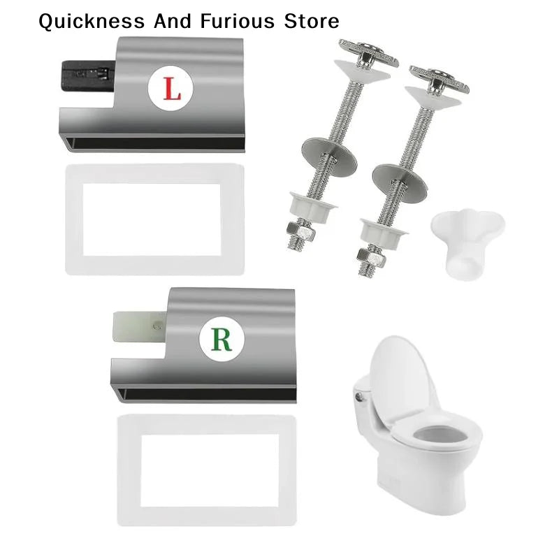 Soft Close Toilet Seat Hinges – ABS Replacement Hinge Set