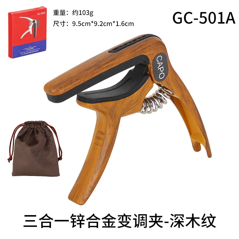 Metal CAPO Guitar Universal Pick Slot Starter Accessories