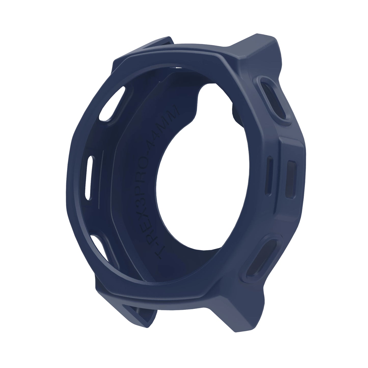 Silicone Case for Amazfit T-REX 3 Pro 44mm Smartwatch Peaceful Pleasures Health and Wellness dark blue