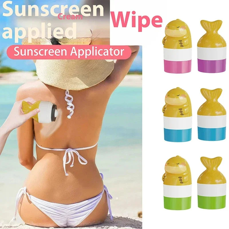 100ml Refillable Sunscreen Applicator Sunscreen Lotion Applicator Portable Applicator For Kids Travel Packaging Bottles Peaceful Pleasures Health and Wellness