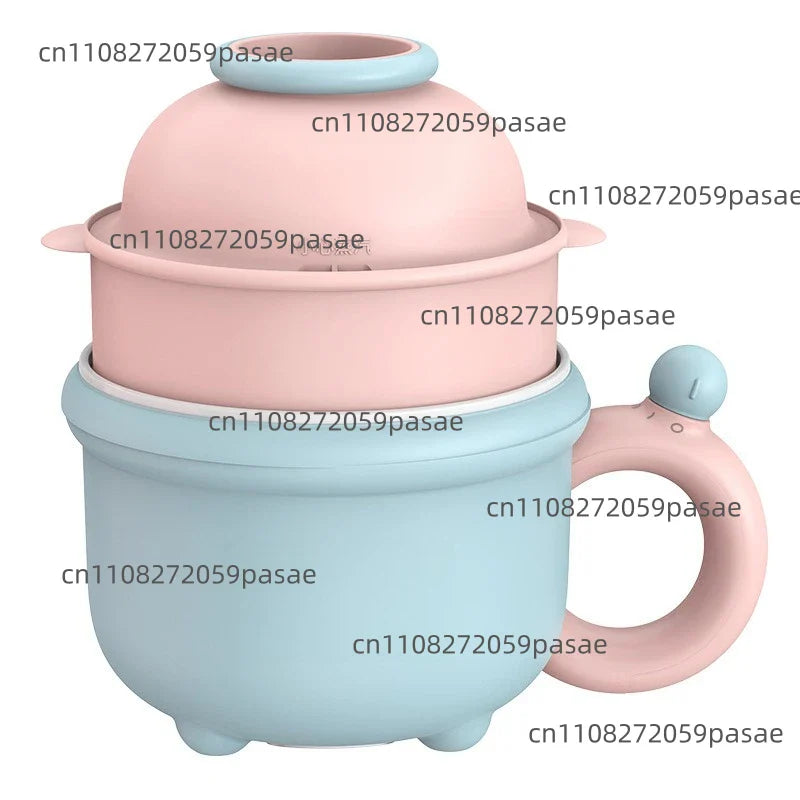 Mini Electric Cooking Pot – 2-in-1 Steam & Cook, Compact 2L