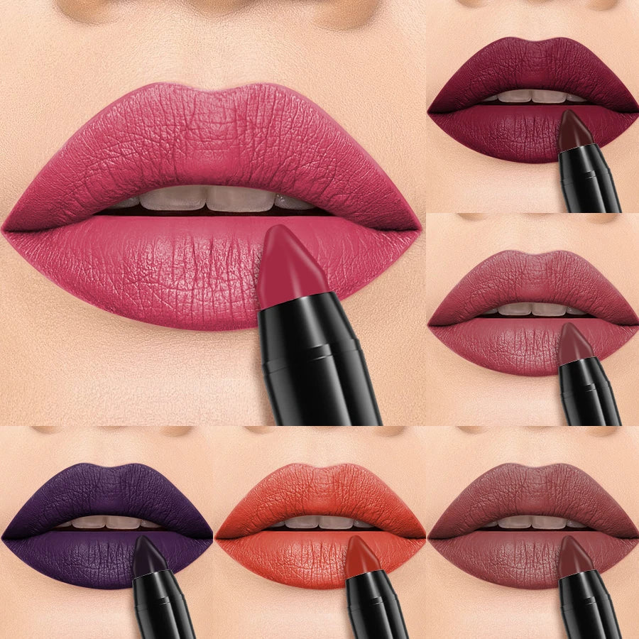 KAFURUX Matte Velvet Lipstick Pen – 15 Shades | Waterproof