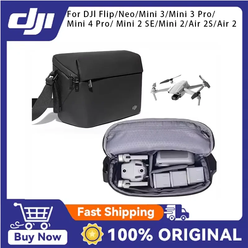 DJI Drone Shoulder Bag | Fits Mini 4 Pro, Air 2S, Neo & More