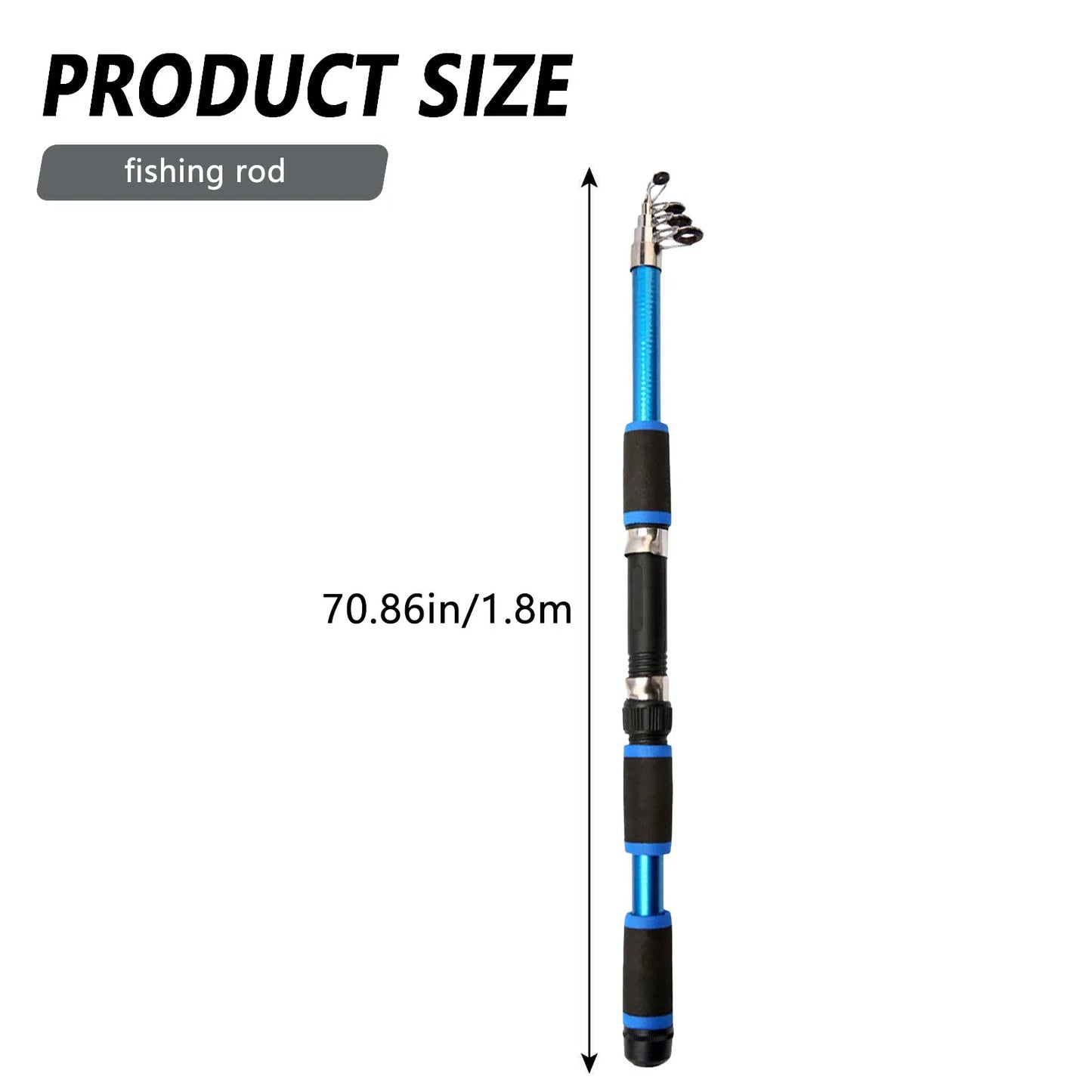 Full Fishing Equipment Set Convenient to Carry Fishing Accessories Kit for Angler's Holiday Good Gift Peaceful Pleasures Health and Wellness