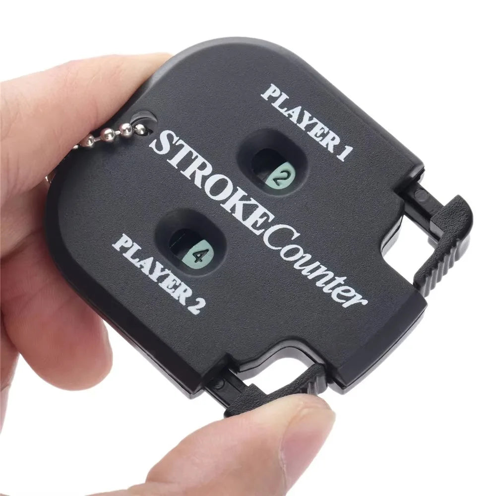 Mini Portable Golf Shot Count Putter Score Counter With Two Digits Scoring Easy Return To Zero Golf Accessories With Key Chain Peaceful Pleasures Health and Wellness