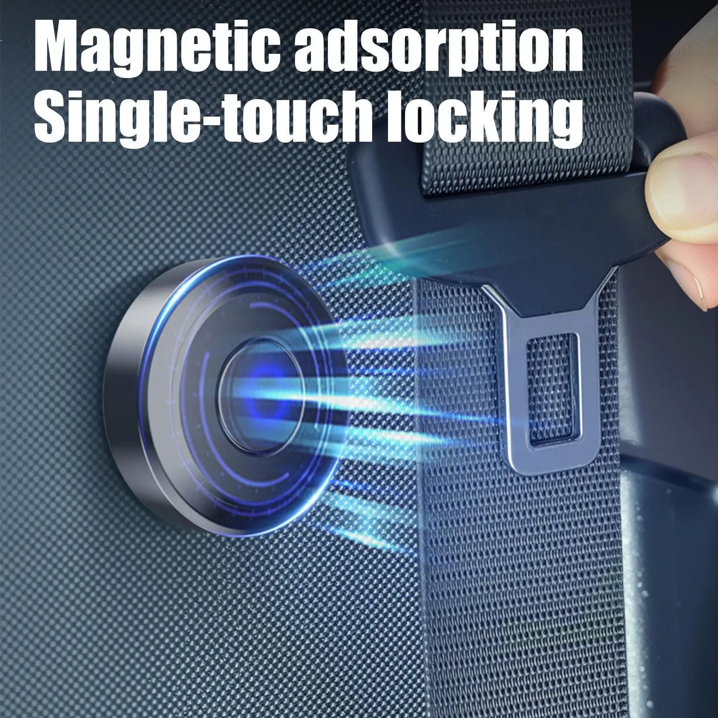 Magnetic Seat Belt Buckle Holder – Universal Car Stabilizer