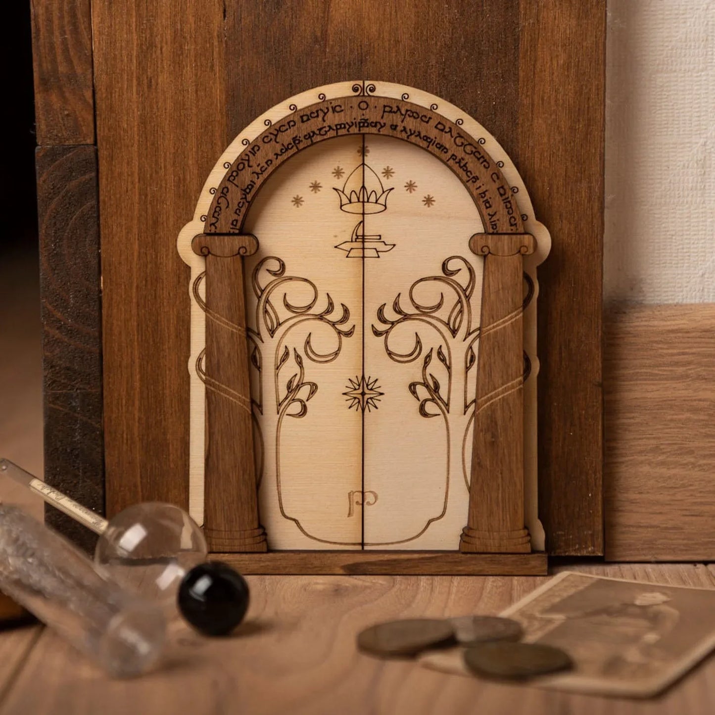 Miniature Fairy Door for Trees – Wooden Garden Decoration