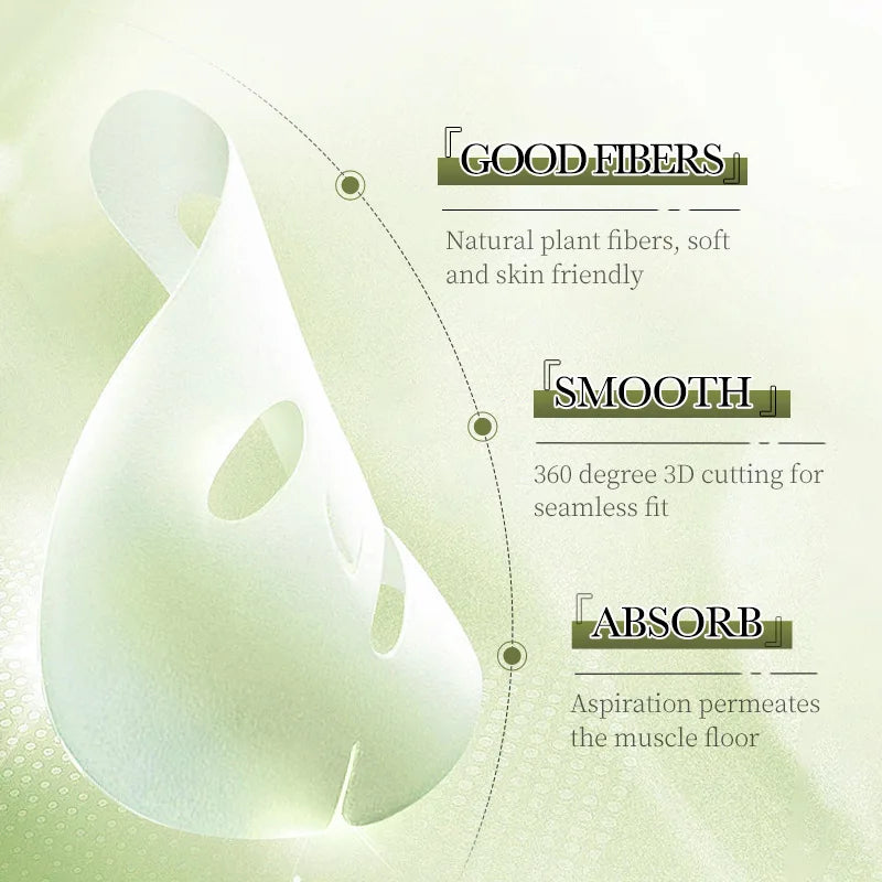 BIOAQUA Sea Grape Face Mask 10pcs – Moisturizing Anti-Aging Sheet