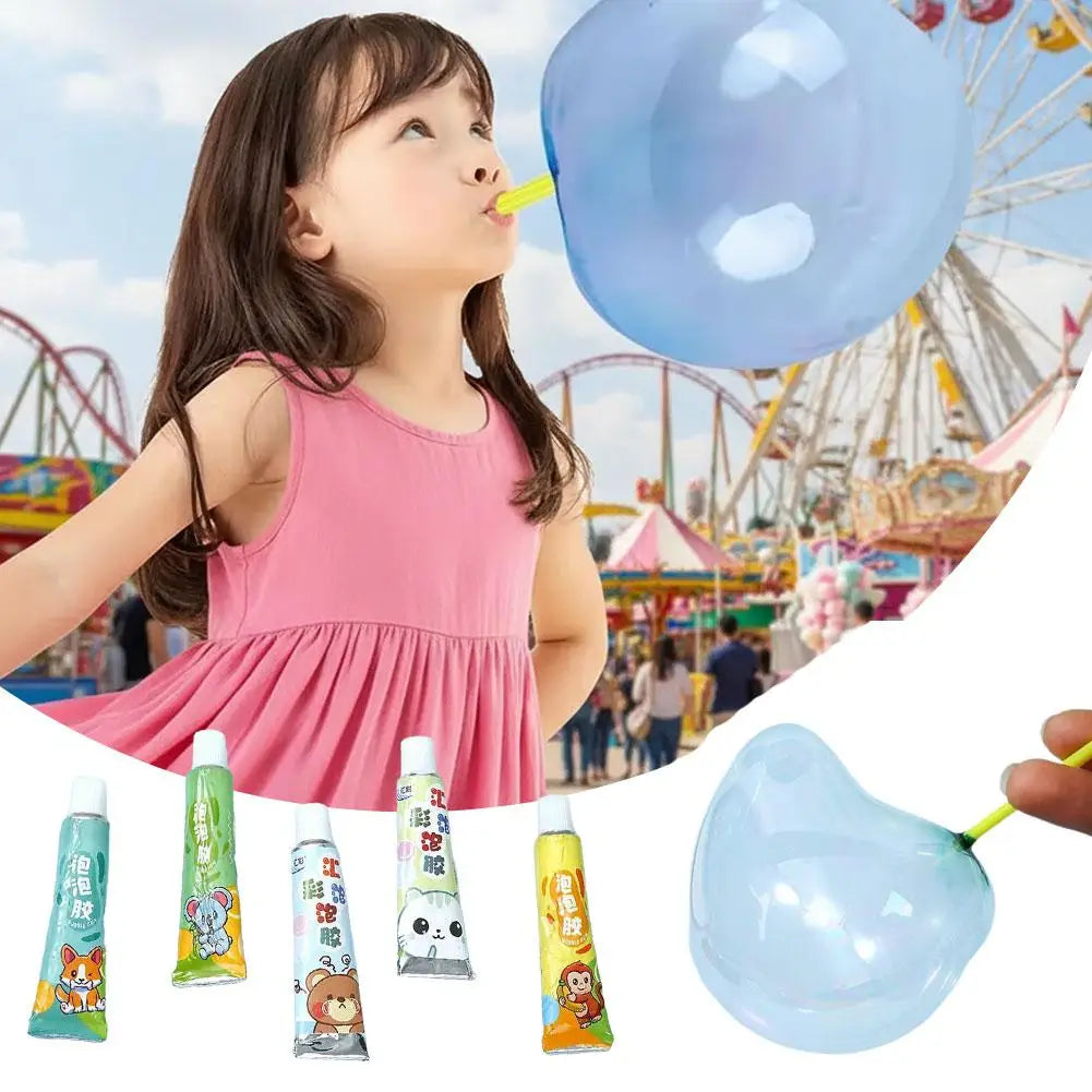 10-Pack Bubble Blowing Gel Tubes – Kids Party Favors & Gifts