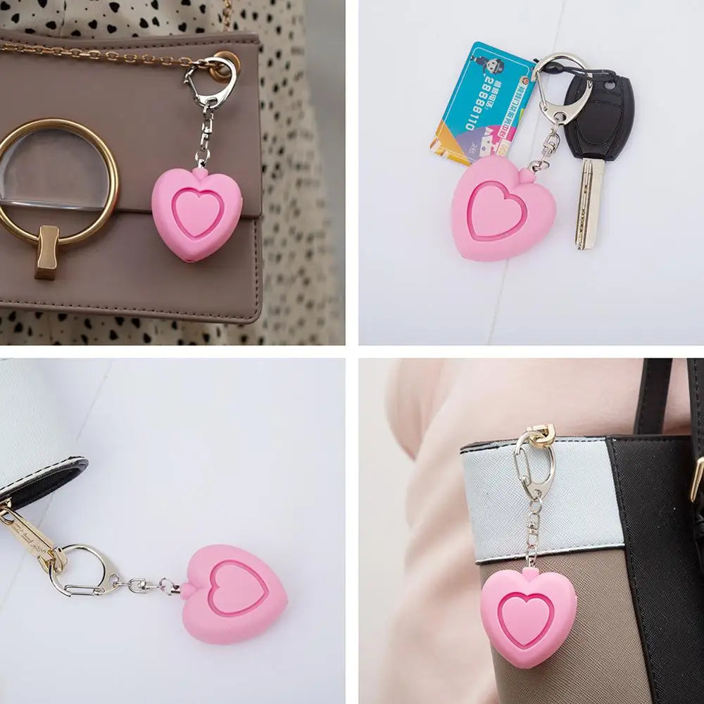130dB Emergency Personal Safety Alarm Keychain with LED