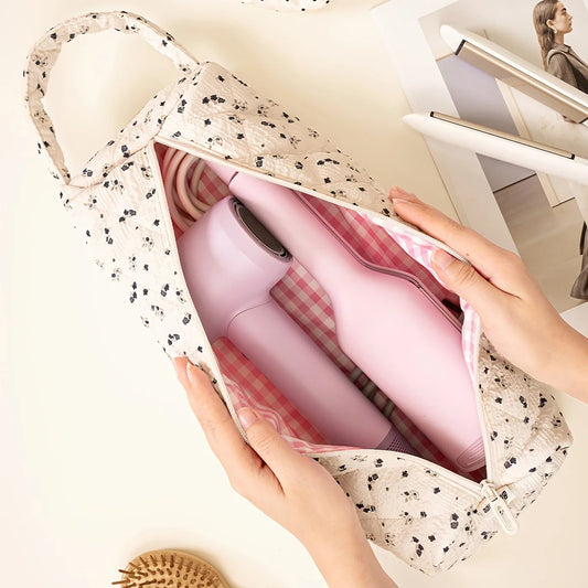 Hair Styling Tools Storage Bag – Travel Organizer for Dryer & Iron Hair Tool Travel Bag Peaceful Pleasures Health and Wellness