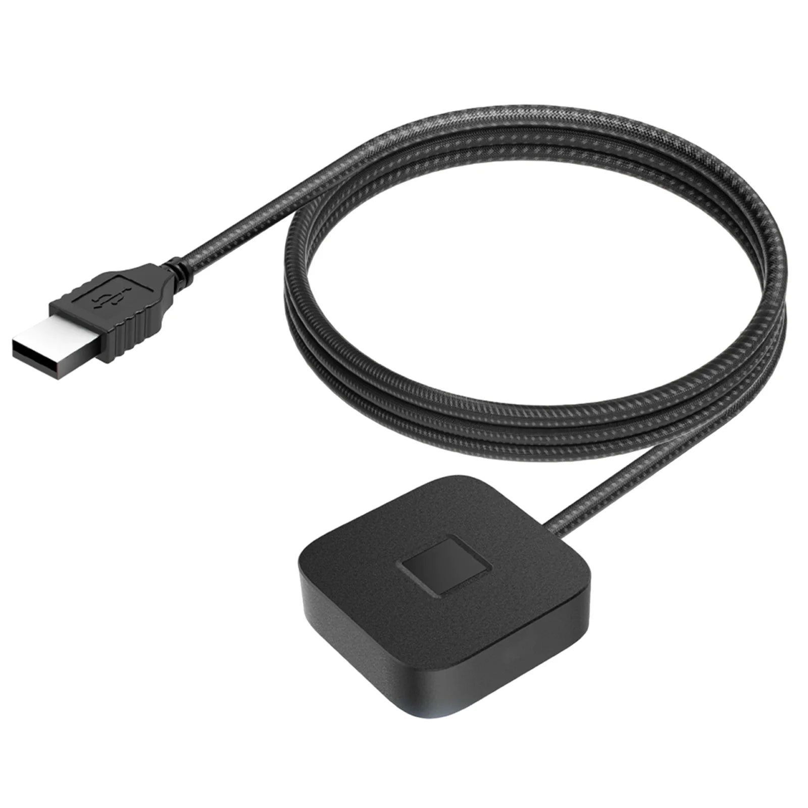 USB Fingerprint Reader with 5ft Cable Portable USB Fingerprint Logger Biometric Fingerprint Login Reader for Windows 11/10 Peaceful Pleasures Health and Wellness Black