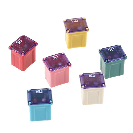 Square Car Fuse 20A–50A Waterproof Automotive Fuse Box Automotive Car Fuse Peaceful Pleasures Health and Wellness