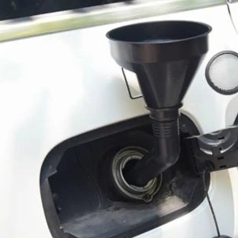 Car Oil Funnel with Filter & Flexible Extension Pipe | Auto