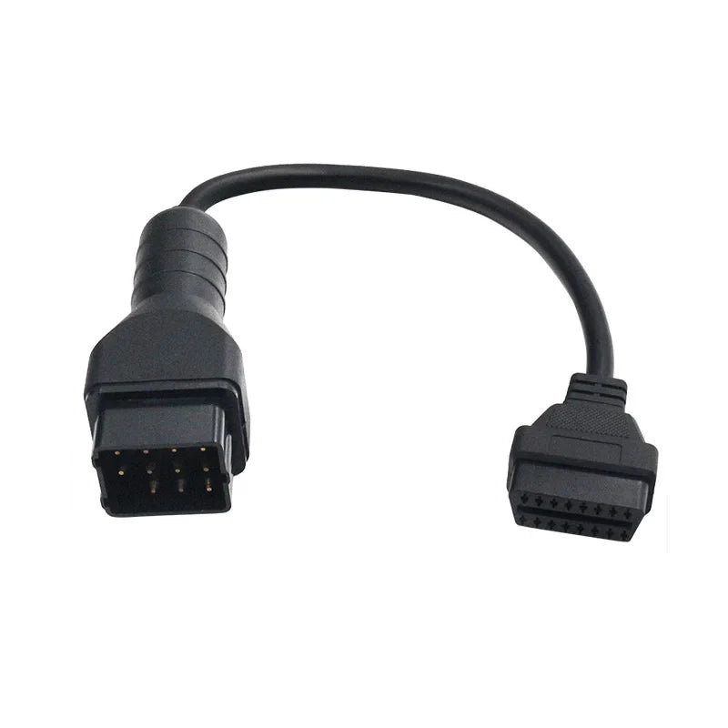Renault 12-Pin to OBD2 16-Pin Diagnostic Adapter Cable