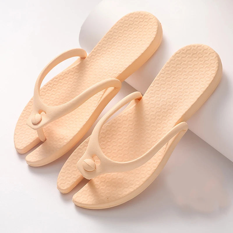 Women's Foldable Travel Flip-Flops | Summer Beach Flat Sandals