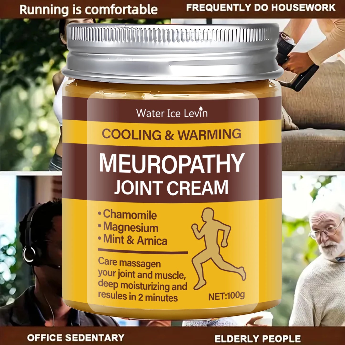 Magnesium & Arnica Joint Cream | Cooling & Warming – 100g