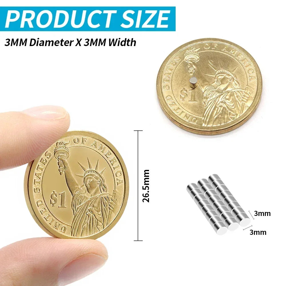 40/200pcs 3x3mm Fridge Magnets for Fridge Office Peaceful Pleasures Health and Wellness