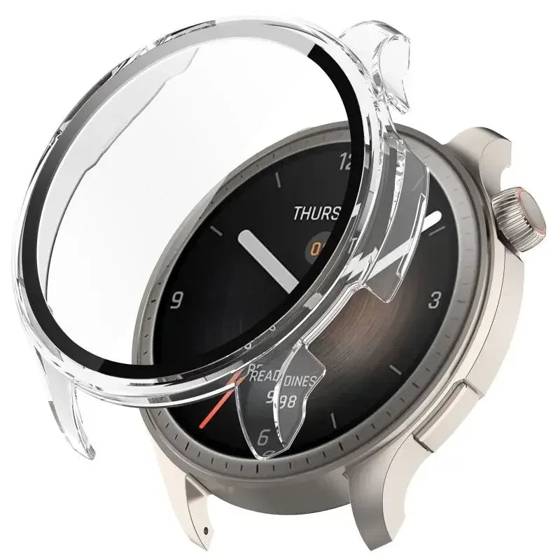 Amazfit Balance A2286 Tempered Glass Case & Screen Protector Smartwatch Protective Case Oasis Select