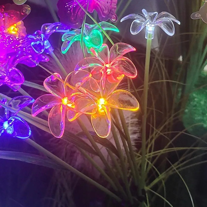 Solar Flower Lawn Light – Waterproof Outdoor Garden Décor